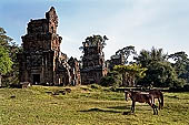 Angkor Thom - the twelve towers called Prasats Suor Prat